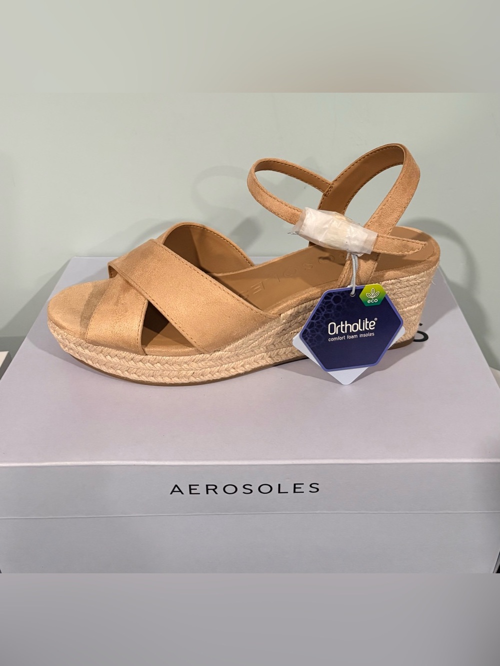 Aerosoles
Women's Casarina Open Toe Wedge Sandals | size: 7.5
